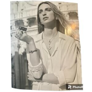 Buccellati and Fendi Print Ad Campaign Spring 2024 8x10 Ready to Frame Original